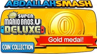 🥇 How To Earn ALL Coin Collection GOLD MEDALS In New Super Mario Bros U Deluxe!