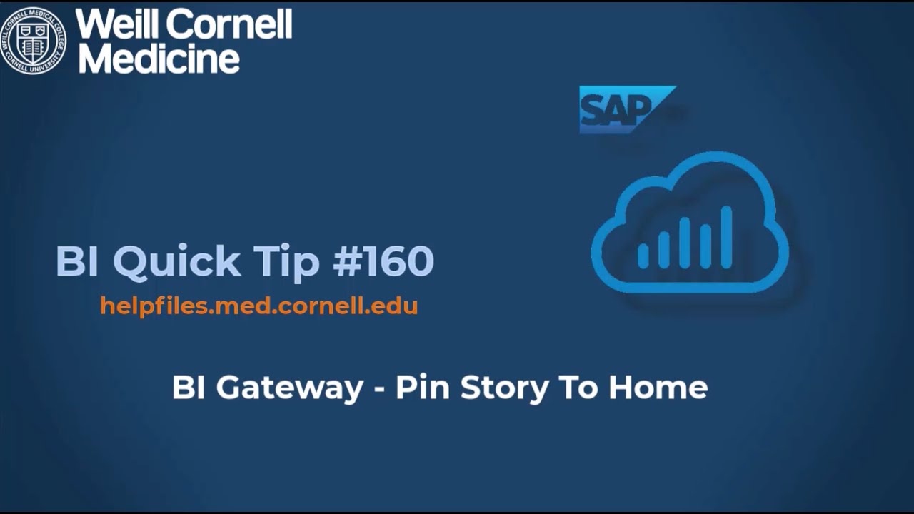 Bi Quick Tip 160 How To Pin A Story To The Home Screen In The Bi