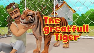 The Grateful Tiger | Moral Stories for Kids in English | Infobells
