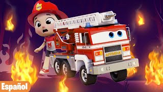 Camión de bomberos | Sí, sí, a jugar con los vehículos #appMinkEspañol Spanish Kids Video \u0026 Nursery