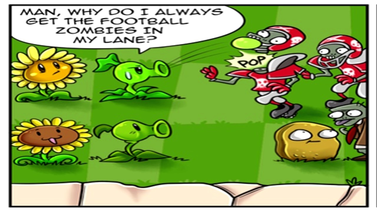 Funny Plants Vs Zombies Wallpaper