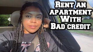 HOW TO RENT AN APARTMENT WITH BAD CREDIT ‼️ | LifeWithMC