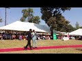 Mr Jokes Performs in a Front of the Minister at MIT Graduation Ceremony.