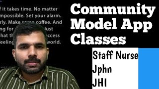 Nurse Queen App Model Community Health Class For Staff Nurse JPHN JHI /Kerala psc AIIMS Norcet RRB