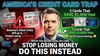 Stop🤚 Using the Wrong Credit Cards: This 3-Card Setup Saves Americans $3,000–$5,000/Year