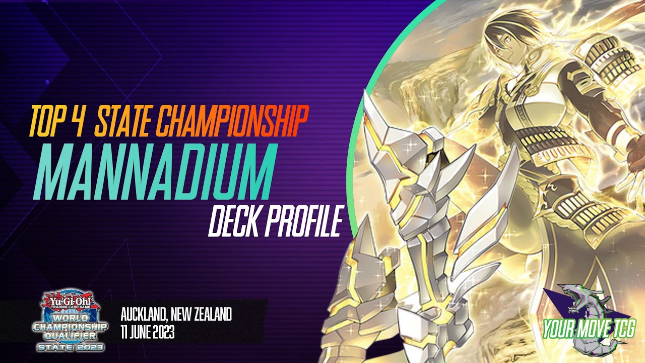 Top 4 Mannadium - Yu-Gi-Oh! Deck Profile, State Championship June 2023 ...