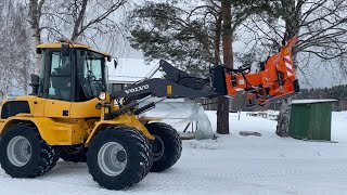 Köp Hjullastare med nya redskap Volvo L35G Snabbgående på Klaravik