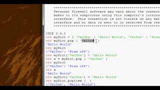 Python Tutorial #28 Part 1 - Further Dictionary Methods