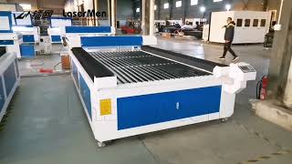 LaserMen Large size 1300*2500mm co2 laser cutting machine for 10mm wood acrylic