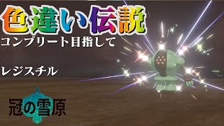 【ポケモン剣盾】冠の雪原　色違い伝説コンプリート目指して（レジスチル）【ゆっくり実況】#01