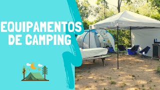 EQUIPAMENTOS DE CAMPING | O que levamos para acampar | CAMPING NO CANADÁ