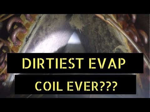 Dirtiest Evap Coil Ever!! Cleaning a Dirty Evaporator Coil Dirtiest Evap Coil Ever!! Cleaning a Dirty Evaporator Coil