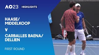 Haase/Middelkoop v Carballes Baena/Dellien Highlights | Australian Open 2023 First Round