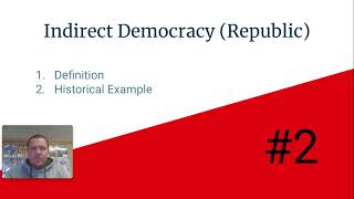 EOC Review: Indirect Democracy