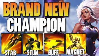NEW CHAMPION RELL HAS THE MOST CC IN THE GAME?! BREAK SHIELDS + NEVER DIE - League of Legends