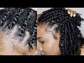 How to: Individual crochet illusion for short passion twist on yourself. Looks natural | Bohobabe