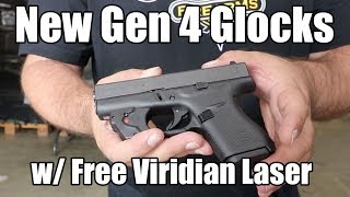 New Glock Gen 4 Pistols With A Free Viridian Laser