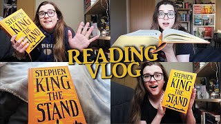 Reading THE STAND by Stephen King 💀 [reading vlog]