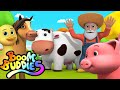 Old MacDonald tinha uma fazenda | Musica para bebes | Boom Buddies Português | Canção infantil