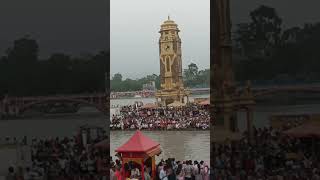 ganga ji ki aarti #haridwar #harkipauri #gangaji #aarti #shorts #newreels #ytshorts