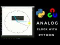 Analog clock in python and OpenCV | #pyGuru