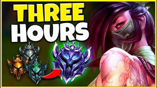 How to CLIMB to DIAMOND in 3 HOURS...with ONLY Akali