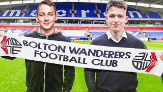 My Brother is Signing for Bolton Wanderers.