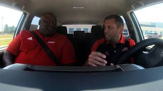 Toyota Huskie Carpool Karaoke with NIU Football Coach Thomas Hammock and Broadcaster Andy Garcia #1