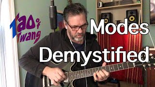 Demystifying Modes // Easy Program for Guitar Improvisation // Jam Track at the End