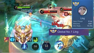 Can Chou Saber stop my global 1 Ling? MLBB