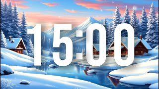 15-Minute Winter Timer (No music) Winter Theme