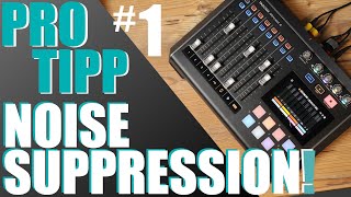 Tascam Mixcast4 | Pro Tip #1 | Noise Suppressor settings