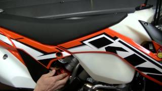 How to remove your KTM PDS shock and spring.