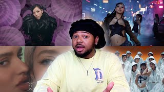 LISA & ROSALÍA x NEW WOMAN + ROCKSTAR (OFFICIAL MUSIC VIDEOS) | REACTION