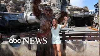 Flying the Millennium Falcon at Disneyland's new 'Star Wars: Galaxy's Edge'