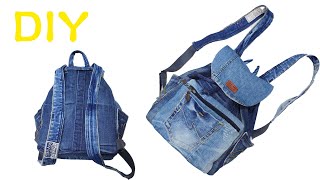 Don't throw away your jeans / Making a bag