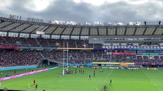 現地観戦【ラグビーW杯】ニュージーランド×ナミビア、オールブラックスのトライ/ Rugby World Cup 2019 All Blacks try scene