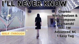 I’LL NEVER KNOW Line Dance (WALK-THROUGH)