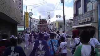 20110918－20ナルセ角から島原踏切まで一気に行く神明町の山車.