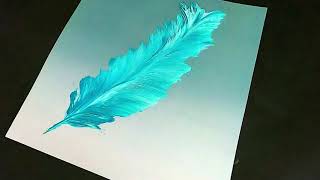 Painting Feathers with Acrylics