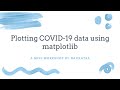 Plotting COVID-19 data using Python