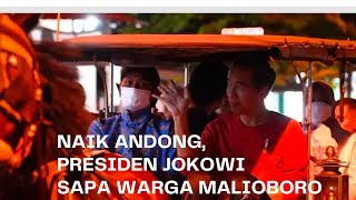 Naik Andong, Presiden Jokowi Sapa Masyarakat dan Pedagang di Malioboro, Yogyakarta, 2 Juni 2023