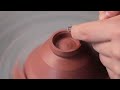 correcting an irregular stoneware bowl — asmr edition