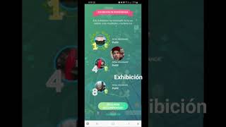 medalla exhibición pokémon go