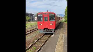 カッパ駅の田主丸駅「キハ200系 104番ユニット🟥 1858D 普通 久留米行」JR九州🟥 久大本線 田主丸(たぬしまる)駅 #キハ200系 #田主丸駅