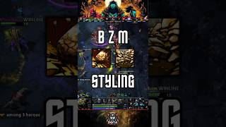 BZM IS STYLING #dota2 #BLAST #BlastSLAM #dotaneverdies #shorts #bzm