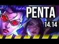 VAYNE & Milio vs KAI'SA & Rell (ADC) | Penta, 13/3/11, Dominating | VN Diamond | 14.14