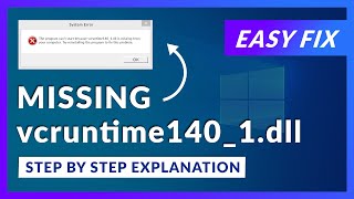 Vcruntime140 1 Dll Hatasi Cozumu Vcruntime140 1 Dll Hatasi Cozumu