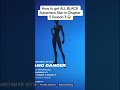 how to get all black superhero skin in fortnite 2024 😱 fortnite shorts