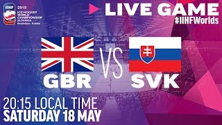 Great Britain vs. Slovakia | Full Game | 2019 IIHF Ice Hockey World Championship